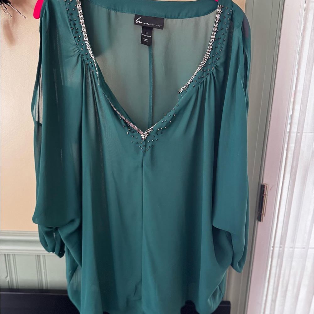 Elegant Green Blouse